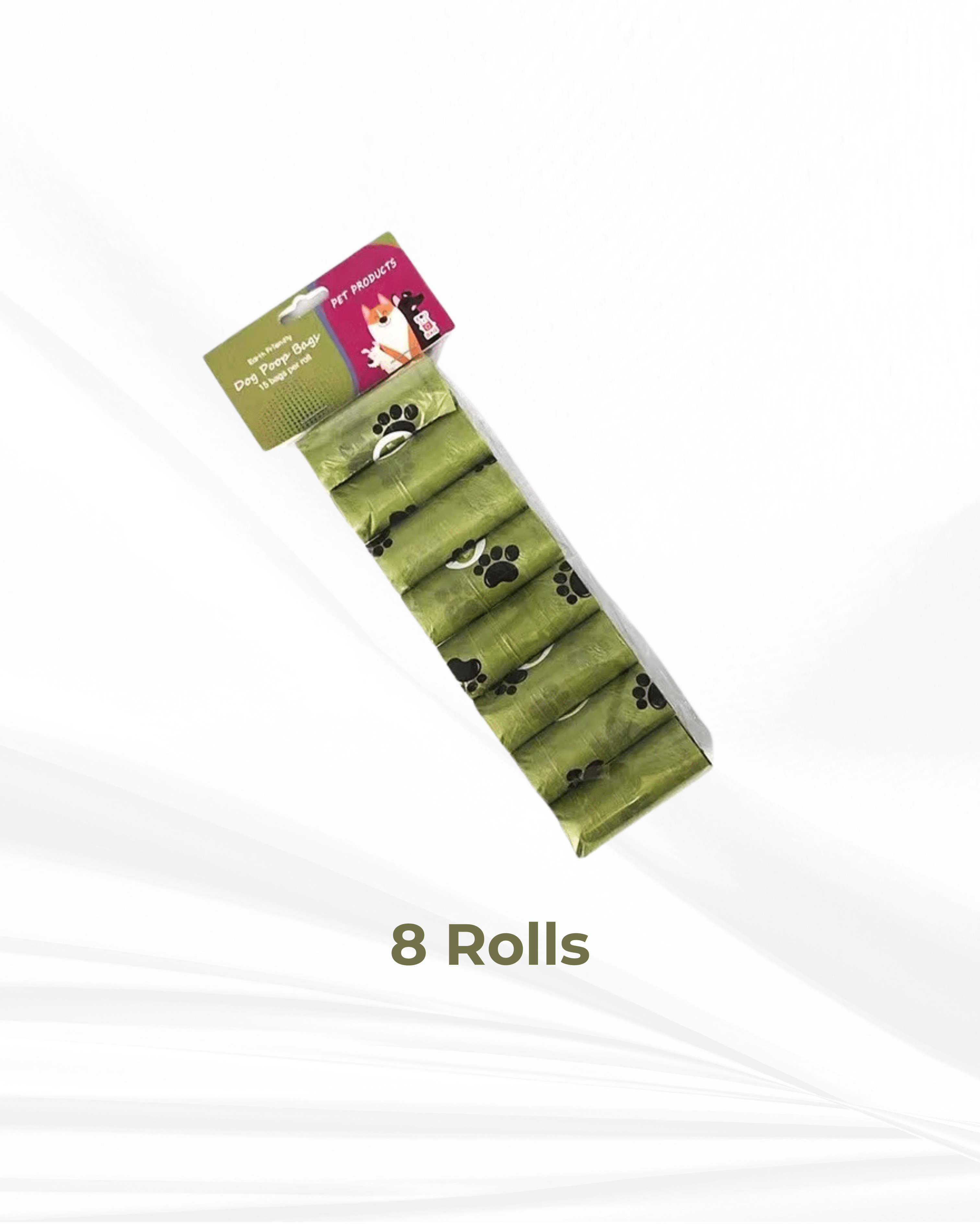 Ridge Hound 8 Roll Pack Biodegradable Dog Poop Bags