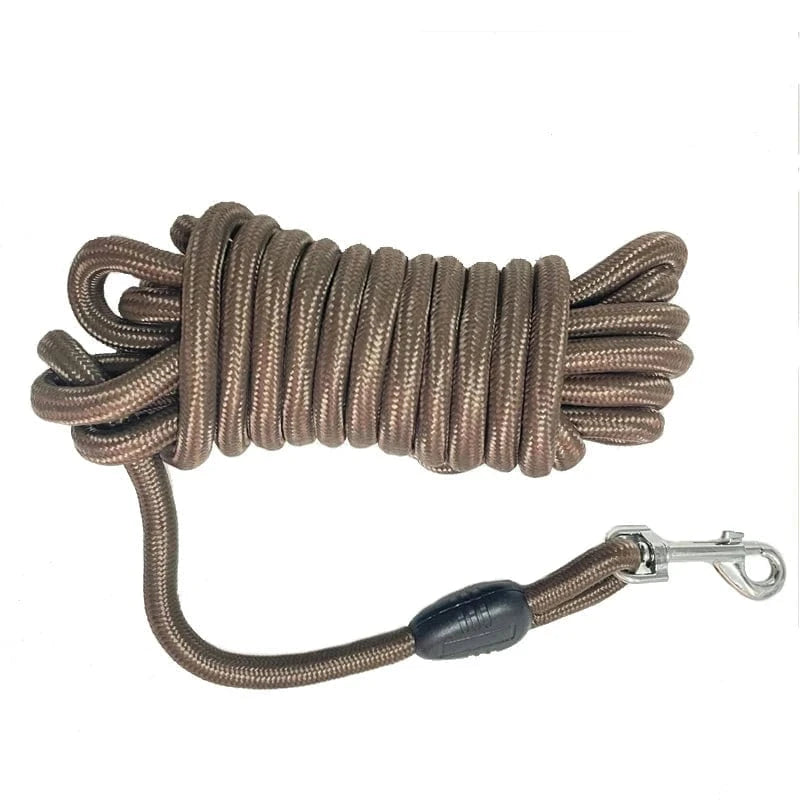 Ridge Hound Coffee / 5m Reinforced Training Lead with Traffic Control Loop