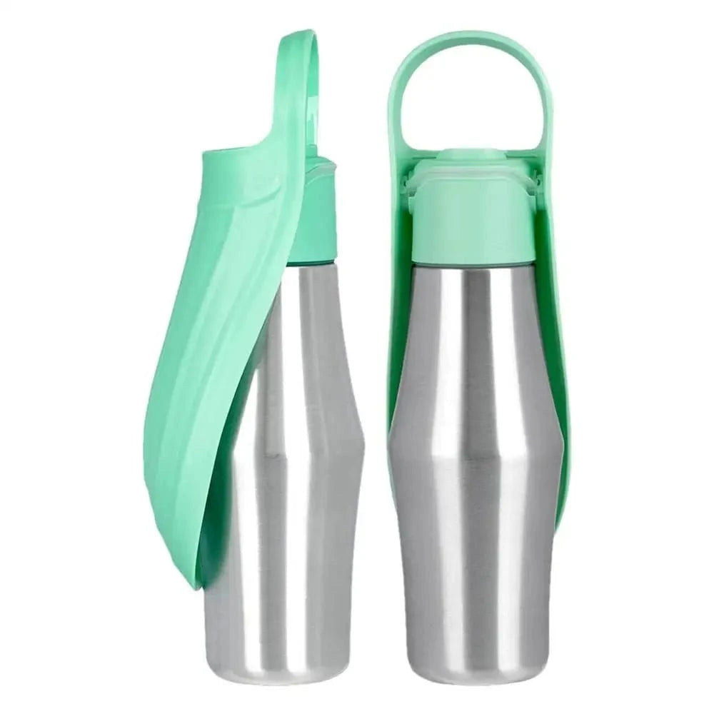 Ridge Hound Light Green Stainless Steel Dog Water Bottle