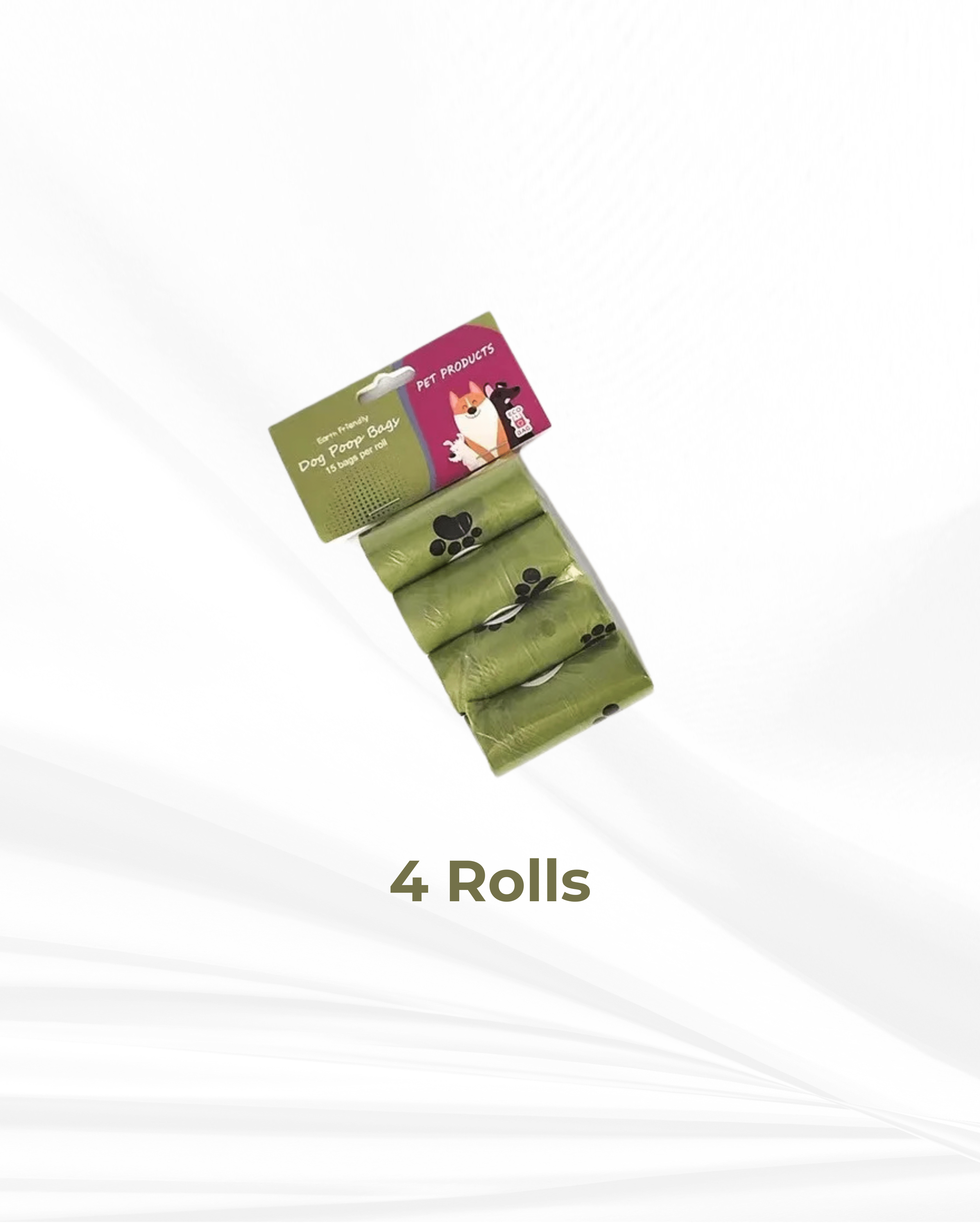 Ridge Hound 4 Roll Pack Biodegradable Dog Poop Bags