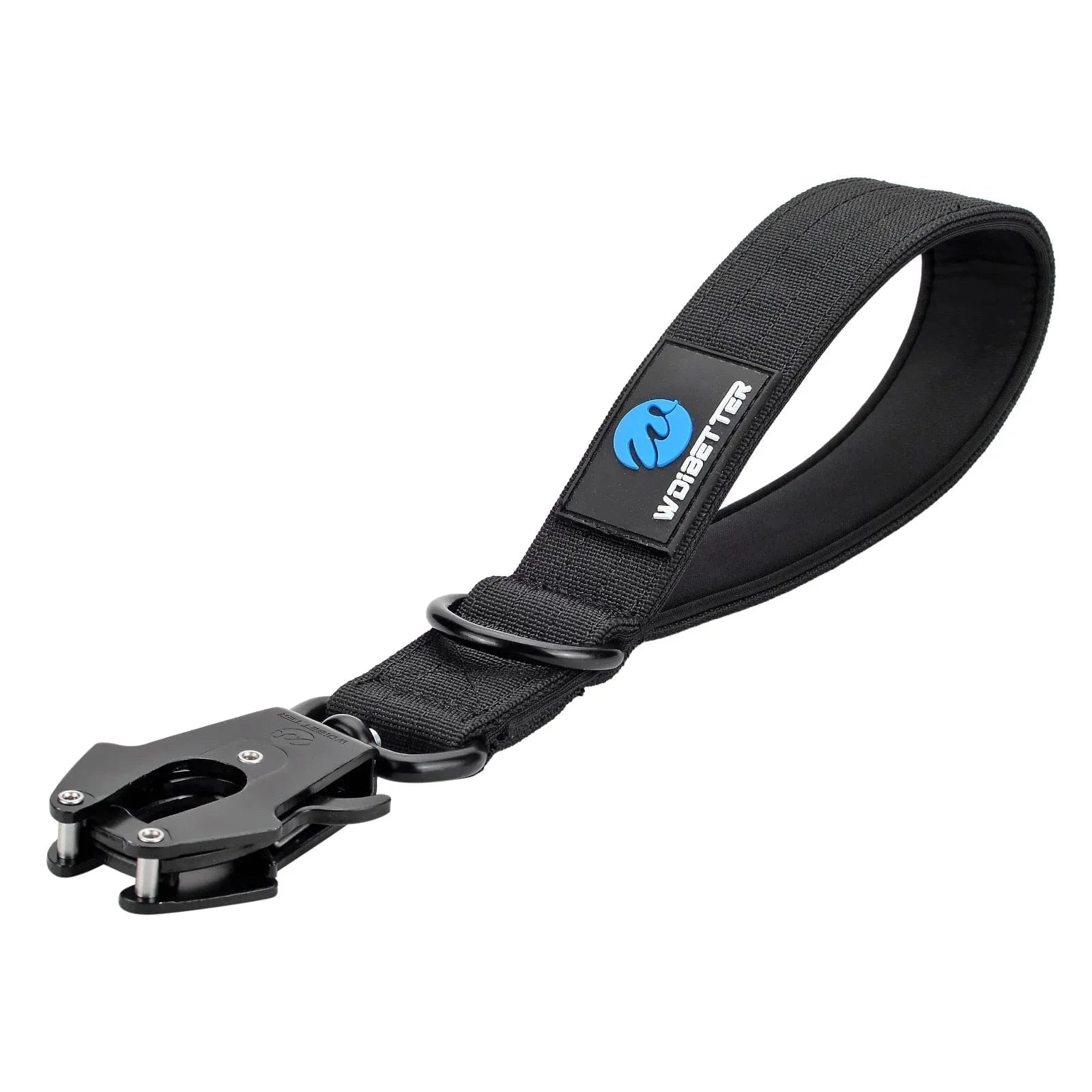 Ridge Hound Black Short Padded Handle Dog Lead