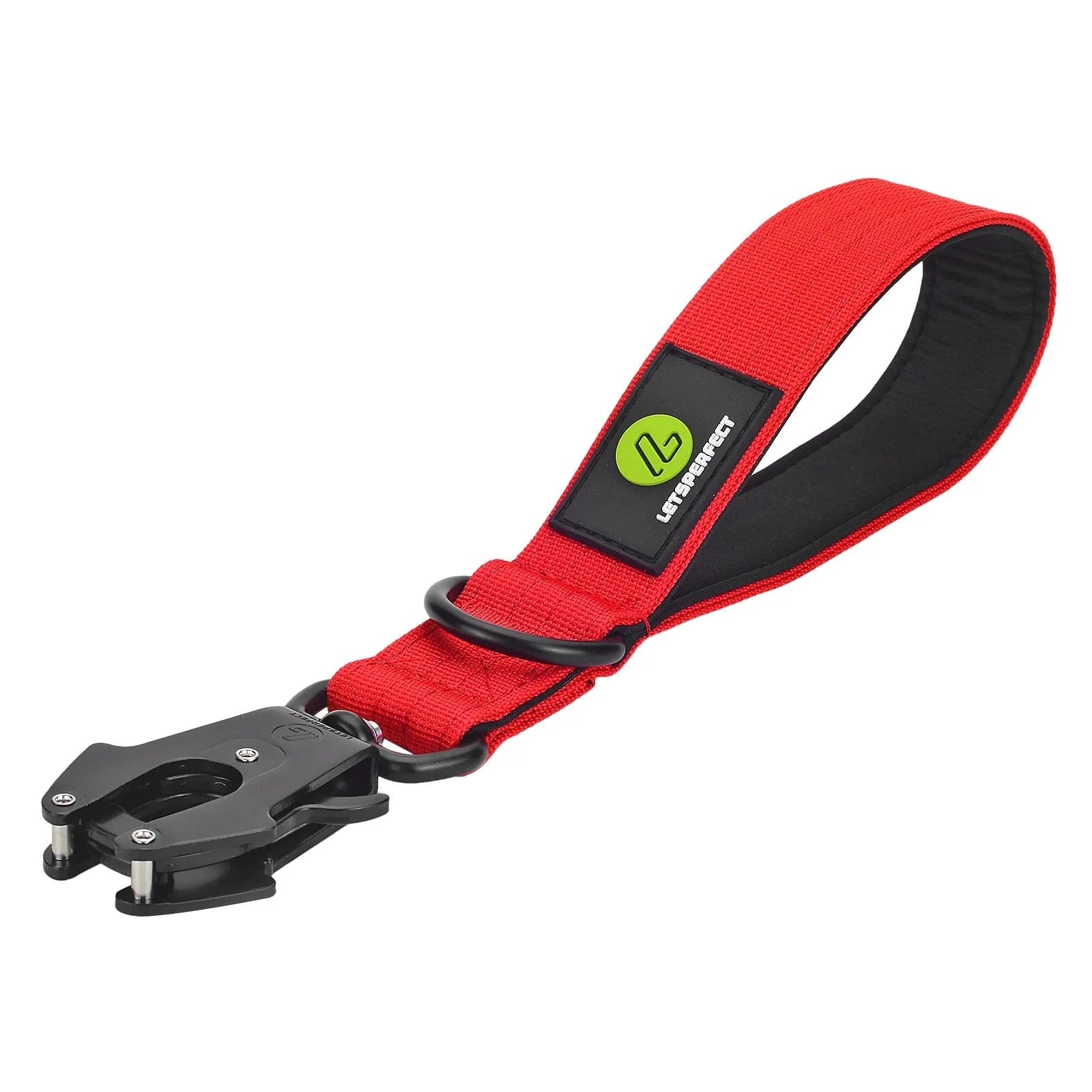 Ridge Hound Red Short Padded Handle Dog Lead